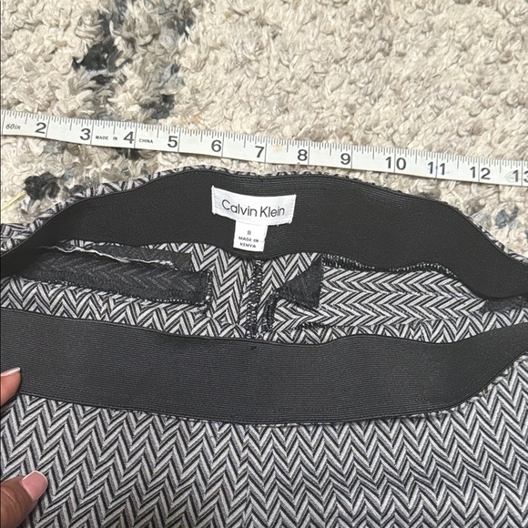 STRETCHY LEGGINGS Calvin Klein  Zigzag - Black and White - Picture 4 of 11